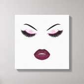 Opmaak met glittereffect canvas afdruk (Voorkant)
