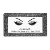 Opmaak met glittereffect etiket (Voorkant)