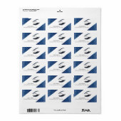 Opmaak met glittereffect etiket (Full Sheet)