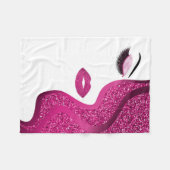 Opmaak met glittereffect fleece deken (Voorkant (Horizontaal))