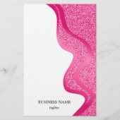 Opmaak met glittereffect flyer (Achterkant)