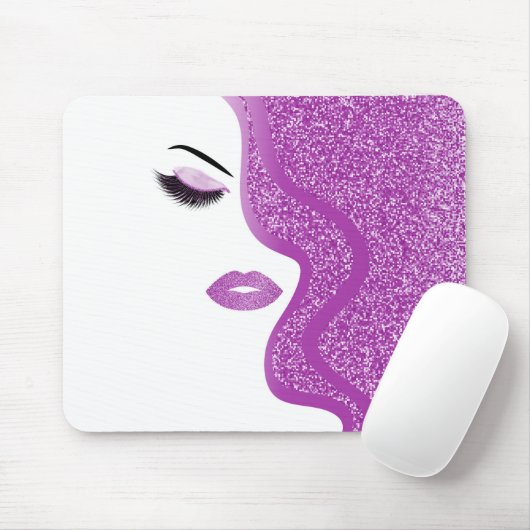 Opmaak met glittereffect muismat (Met muis)