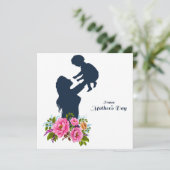 opmaakbare moedersdag kaart (Staand voorkant)