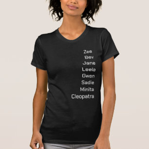 Opmerkelijke Belize Vrouwen, serie 1 T-shirt