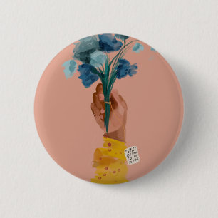 Opmerking: Afrikaanse Amerikaanse zwarte kunst Ronde Button 5,7 Cm