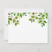 Opmerking: begrafenisdank | Achter elkaar Bedankkaart (Achterkant)