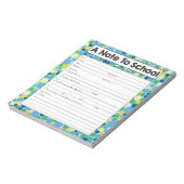 Opmerking: Blocnote voor leraren, schoolafwezighei (Gedraaid)