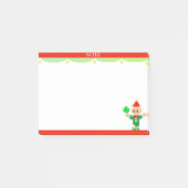 Opmerking & Cute Elf Post-it® Notes (Voorkant)