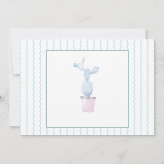 Opmerking: Flatante platte, moderne botanische act Bedankkaart (Achterkant)