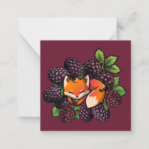 Opmerking Kaart: BlackBerry Fox Notitiekaartje