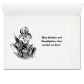 Opmerking: kaart, Iris sketch (Binnen Horizontaal (Onder))