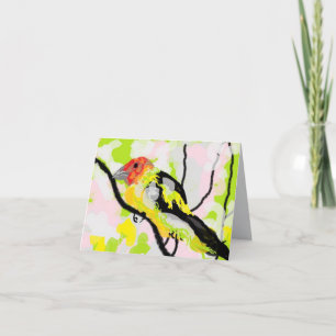 Opmerking Kaart: Tanagers Notitiekaartje