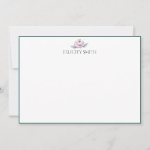 Opmerking: legante vlakke moderne botanische kaart