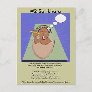 Opmerking nr. 2 Sankhara - van afhankelijke bronne Briefkaart