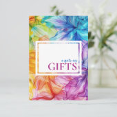 Opmerking op GIFTS kaart Eetherische Bloom (Staand voorkant)