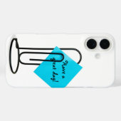Opmerking over de gigantische paperclip Case-Mate iPhone case (Achterkant (horizontaal))