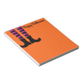 Opmerking: Pad-Halloween heks Notitieblok (Schuin)