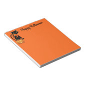 Opmerking: Pad-Halloween kat Notitieblok (Schuin)