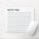 OPMERKING PAD MUISMAT (Met muis)