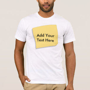 Opmerking plaatsen Je eigen tekst toevoegen T-shirt