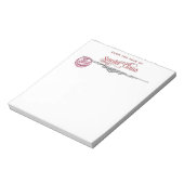 Opmerking van de Santa Notitieblok (Gedraaid)