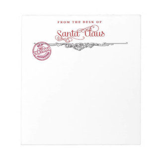 Opmerking van de Santa Notitieblok