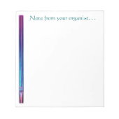 Opmerking van uw organisch notitieblok (Voorkant)