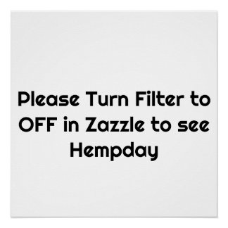 Opmerking voor klanten van Hempday Perfect Poster