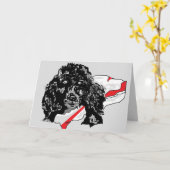 Opmerking: Wenskaart: blanco poetsen Kaart (Gele Bloem)