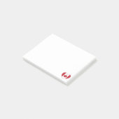 Opmerkingen Canada Flag Heart Post-it Post-it® Notes (Schuin)
