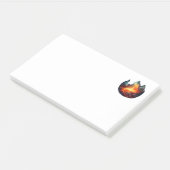 Opmerkingen - Illustratie van vlammen Post-it® Notes (Schuin)