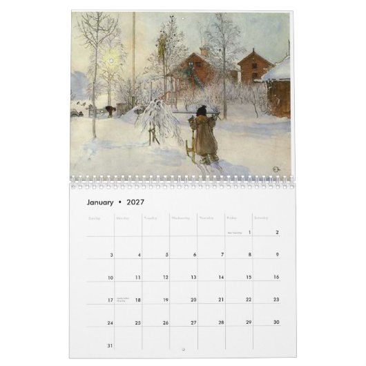 OPMERKINGEN KALENDER (Jan 2027)