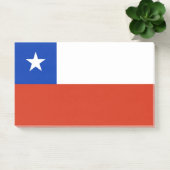 Opmerkingen met vlag van Chili Post-it® Notes (Kantoor)