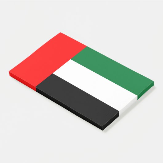 Opmerkingen met vlag van de VAE Post-it® Notes (Schuin)
