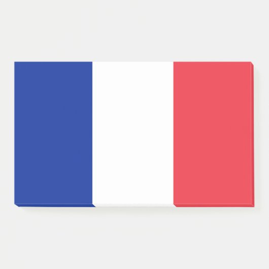 Opmerkingen met vlag van Frankrijk Post-it® Notes (Voorkant)
