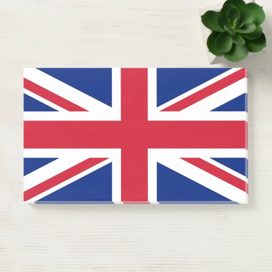 Opmerkingen met vlag van het Verenigd Koninkrijk Post-it® Notes (Kantoor)