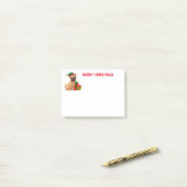 Opmerkingen na de feestdag post-it® notes (Op bureau)