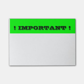 Opmerkingen na het aanhalen van de aandacht op neo post-it® notes