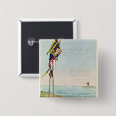 Opmerkingen op Stilts Vierkante Button 5,1 Cm (Voorkant /achterkant)