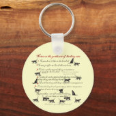 Opmerkingen over de herderende kunst van kat sleutelhanger (Voorkant)