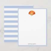 Opmerkingen over de illustratie van de Nautical Ze Bedankkaart (Voorkant / Achterkant)