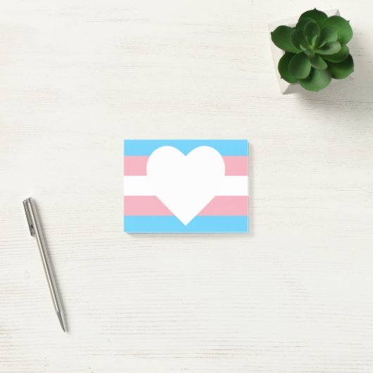 Opmerkingen over Transgender Pride Post-it Post-it® Notes (Kantoor)