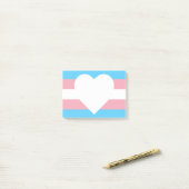 Opmerkingen over Transgender Pride Post-it Post-it® Notes (Op bureau)