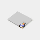 Opmerkingen Post it Notes, Sunflower Penguin Flora Post-it® Notes (Schuin)