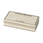 Opmerkingen van de leraar vak met naam 	rubberstempel (Stempel)