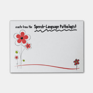 Opmerkingen voor de Bright Friendly Speech Patholo Post-it® Notes