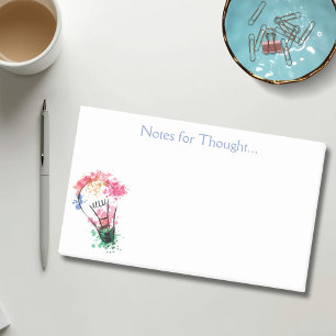 Opmerkingen voor de lichtlamp van de Waterverf Post-it® Notes