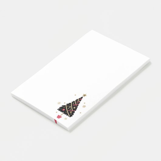 Opmerkingen voor kerstpost post-it® notes (Schuin)