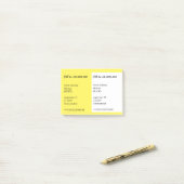 Opmerkingen voor uw flyer post-it® notes (Op bureau)