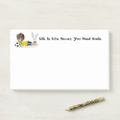 Opmerkingen voor Voetbal en Life Post-it Post-it® Notes (Op bureau)